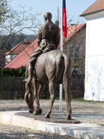 Jezdecká socha T.G.M. v Lánech