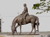 Jezdecká socha T.G.M. v Lánech