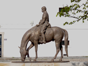 Bronze Equestrian Statue of T.G. Masaryk in Lany