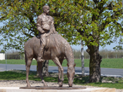 Bronze Equestrian Statue of T.G. Masaryk in Lany