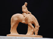 Study of T.G.M. riding the Horse