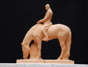 Study of T.G.M. riding the Horse