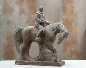 Náčrt k jezdeckému pomníku T.G. Masaryka