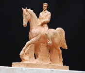 Study of T.G.M. riding the Horse